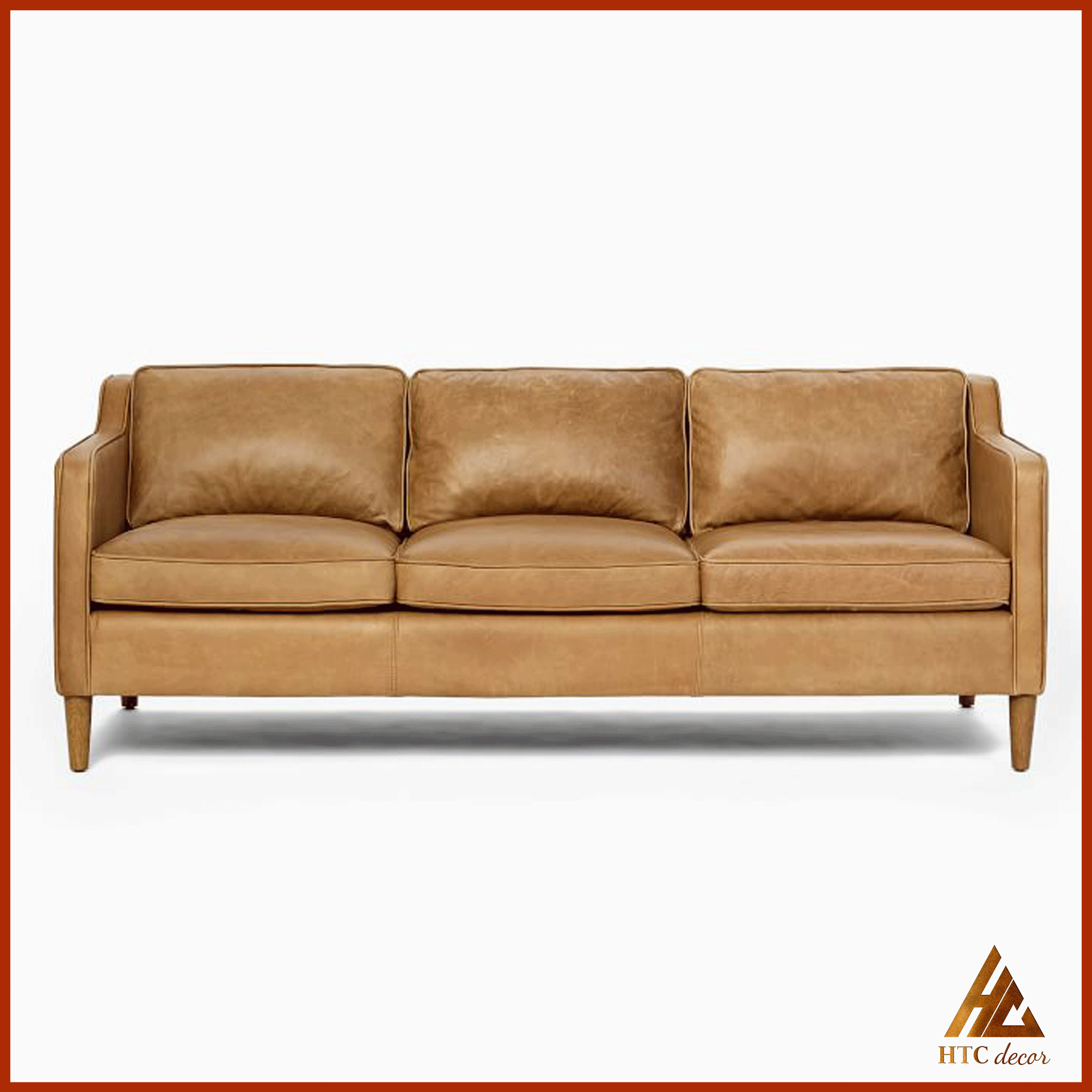 Ghế Sofa Băng Harmilton 3 Chỗ Da Simili